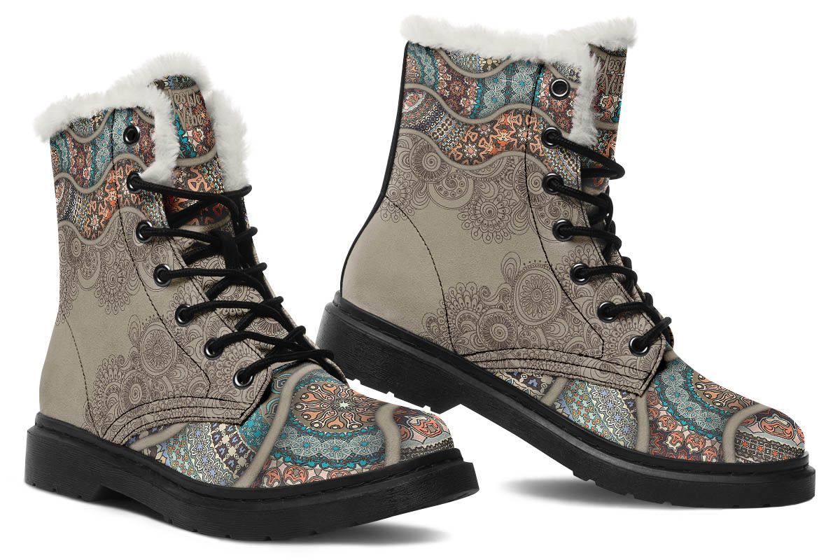 Ornate Flower Grey