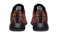 Triangles Pattern Red