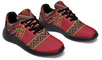 Triangles Pattern Red