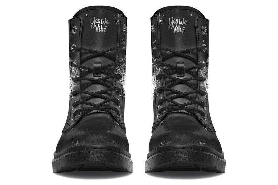 Black And White Sparkling Sun And Moon