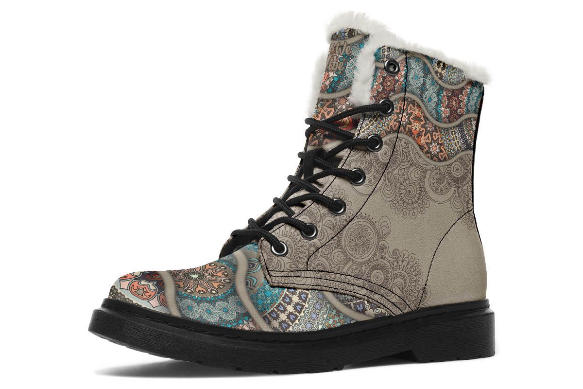 Ornate Flower Grey