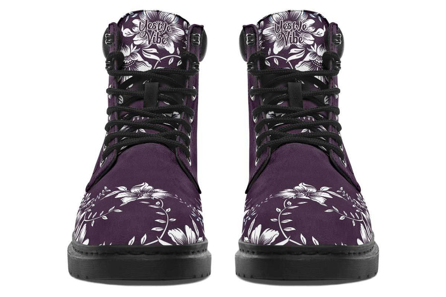 Beautiful Flower Purple Background