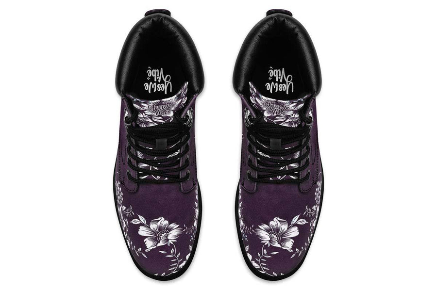 Beautiful Flower Purple Background