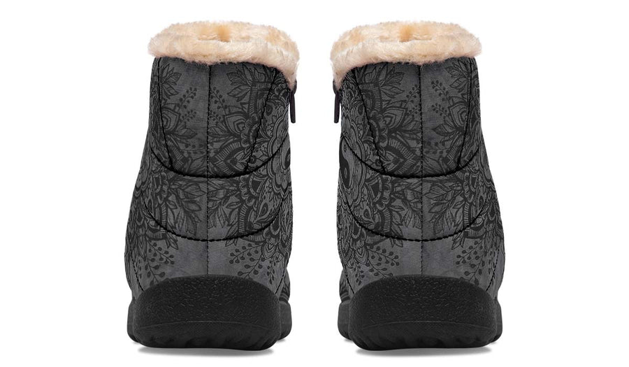 Yin Yang Mandala Grey