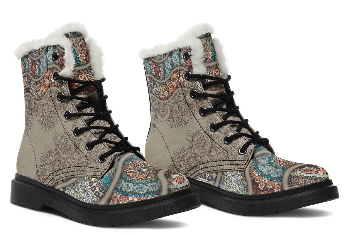 Ornate Flower Grey