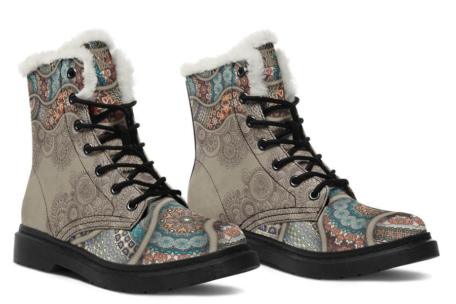 Ornate Flower Grey