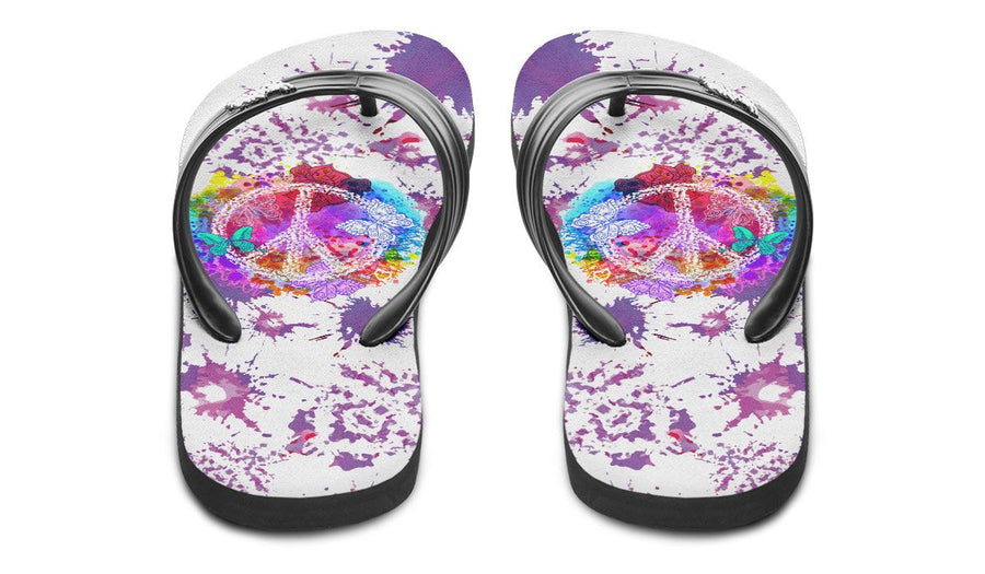 Colorful Peace And Butterflies