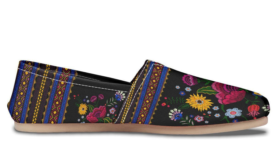 Boho Colorful Flower Embroidery