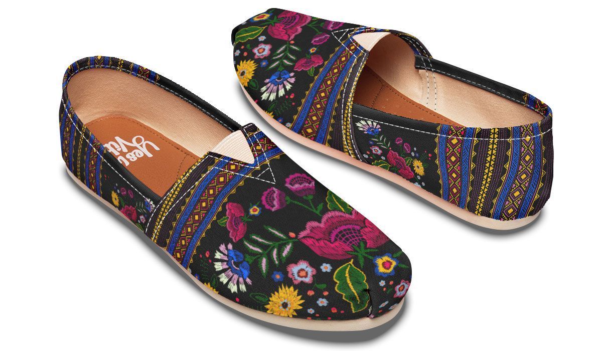 Boho Colorful Flower Embroidery