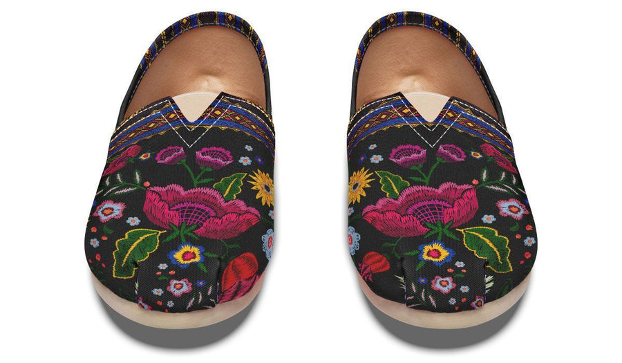 Boho Colorful Flower Embroidery