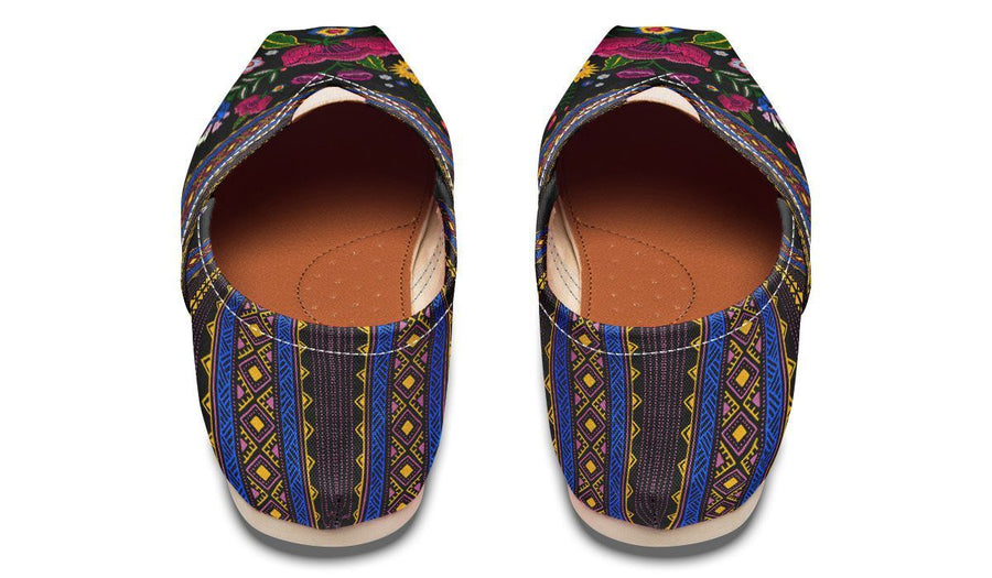 Boho Colorful Flower Embroidery