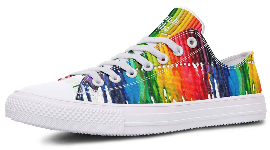 Melted Crayon Rainbow