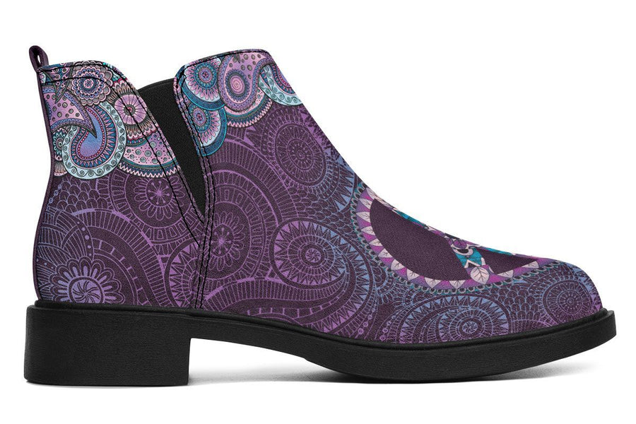 Purple Peace And Mandala