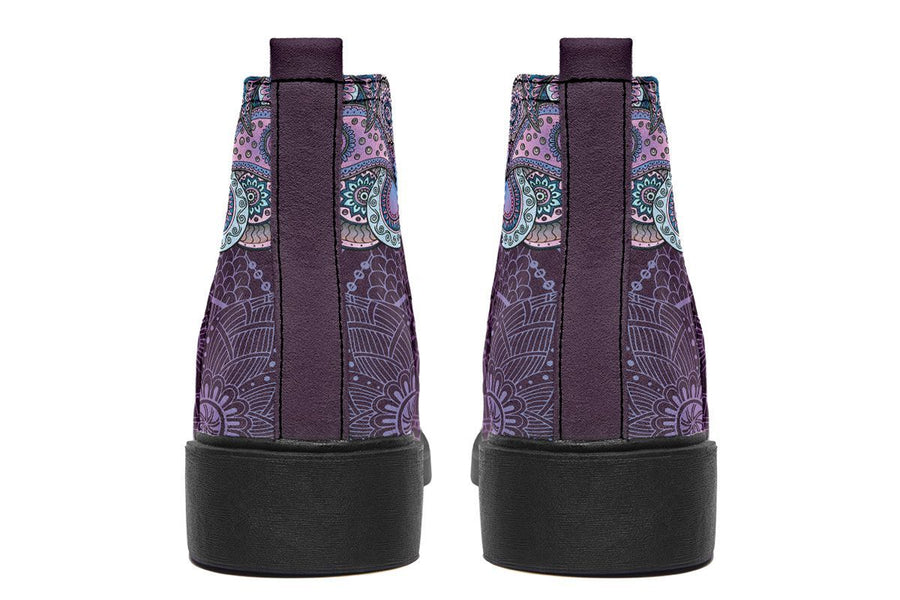 Purple Peace And Mandala