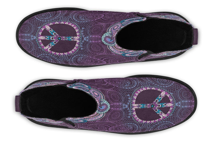 Purple Peace And Mandala