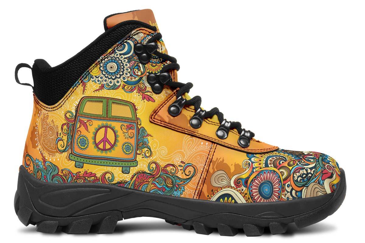 Colorful Hippie Van