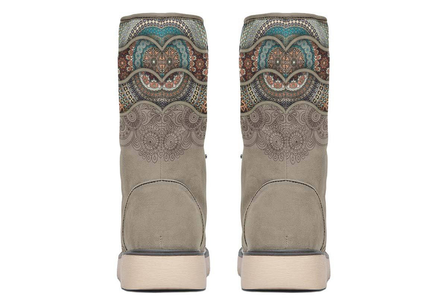 Ornate Flower Grey