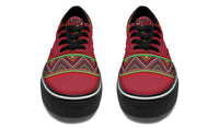 Triangles Pattern Red