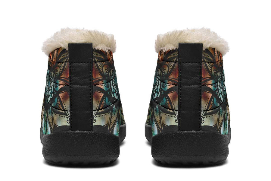 Black Ornate Flower Mandala